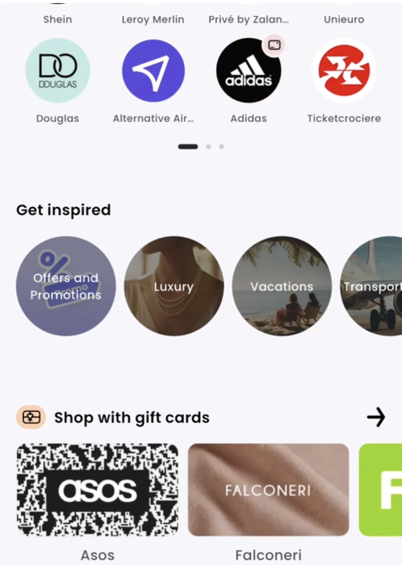 📱 Where can I find gift cards in the Scalapay app? - image 1